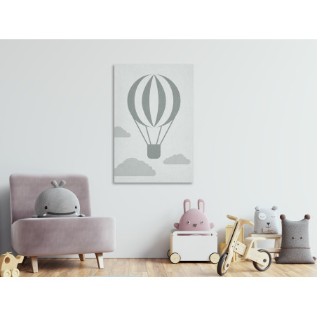 Tablou Balloon Travel (1 Part) Vertical 40 x 60 cm-01