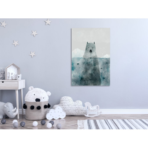 Tablou Polar Bear (1 Part) Vertical  40 x 60 cm