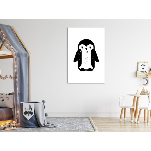 Tablou Funny Penguin (1 Part) Vertical 40 x 60 cm