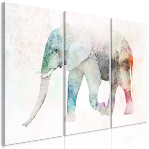 Tablou Painted Elephant (3 Parts)