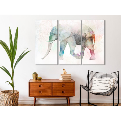 Tablou Painted Elephant (3 Parts)