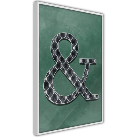 Poster Ampersand on Green Background-01