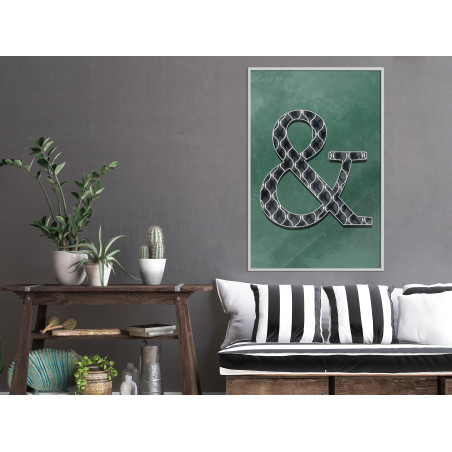 Poster Ampersand on Green Background-01