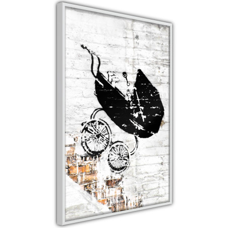 Poster Banksy: Baby Stroller-01