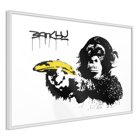 Poster Banksy: Banana Gun II-01