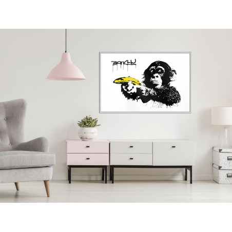 Poster Banksy: Banana Gun II-01