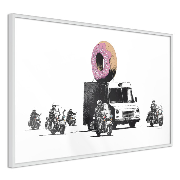 Poster Banksy: Donuts (Strawberry)