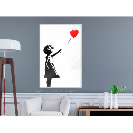 Poster Banksy: Girl with Balloon I-01