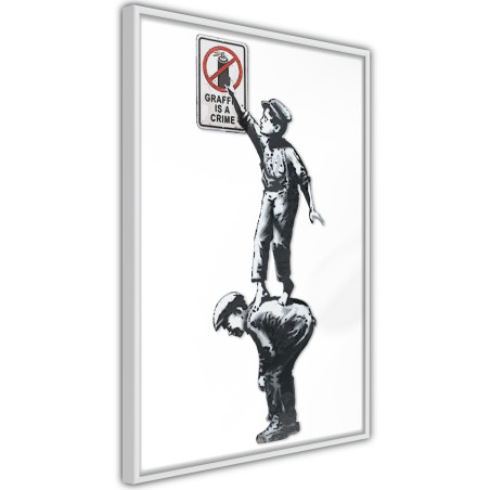 Poster Banksy: Graffiti Is a Crime-01