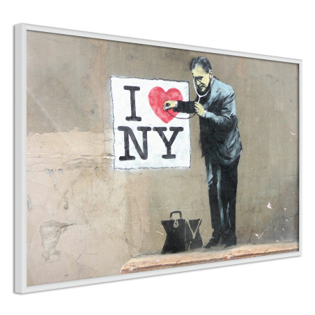 Poster Banksy: I Heart NY-01