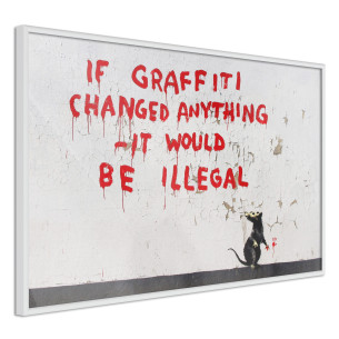 Poster Banksy: If Graffiti Changed Anything