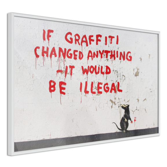 Poster Banksy: If Graffiti Changed Anything