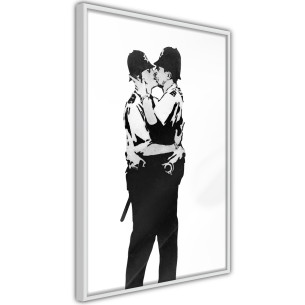 Poster Banksy: Kissing Coppers I