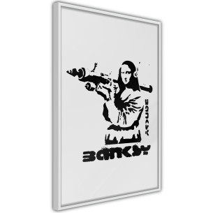 Poster Banksy: Mona Lisa with Bazooka I