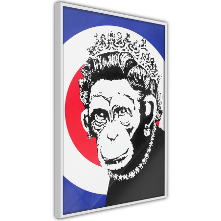 Poster Banksy: Monkey Queen-01