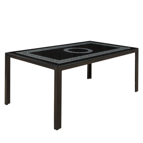 Masa cafea Atena, Negru, 1100 x 600 x 450 mm.-01