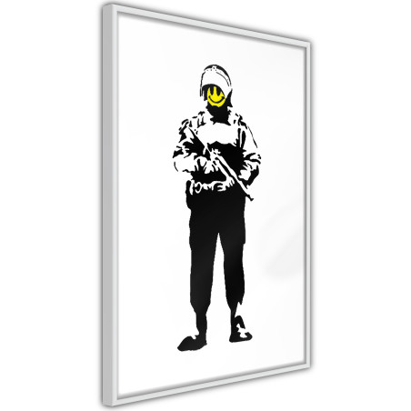 Poster Banksy: Smiling Copper-01