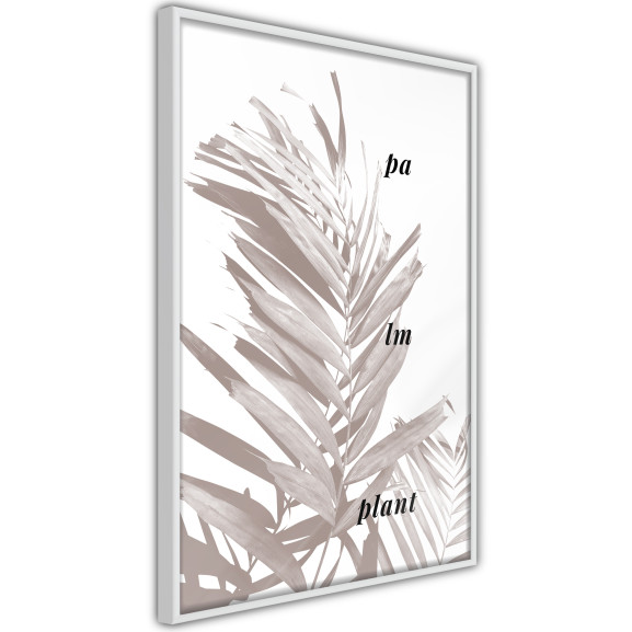 Poster Beige Palm