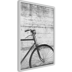 Poster Bicycle Leaning Against the Wall