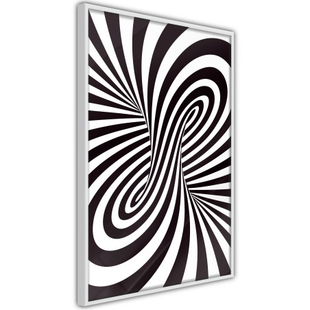 Poster Black and White Swirl-01