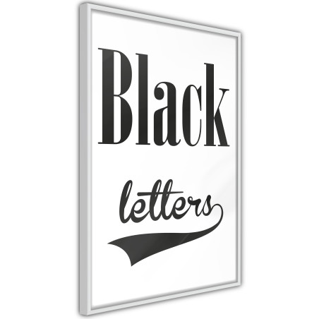 Poster Black Lettering-01