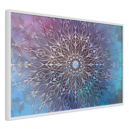 Poster Blue and Pink Mandala-01