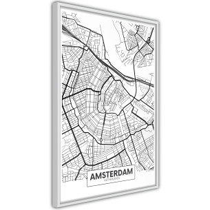 Poster City map: Amsterdam