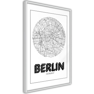 Poster City Map: Berlin (Round)