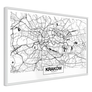 Poster City Map: Cracow