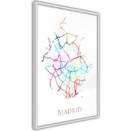 Poster City Map: Madrid (Colour)-01