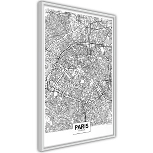 Poster City Map: Paris