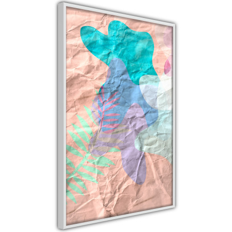 Poster Colourful Camouflage (Peach)-01