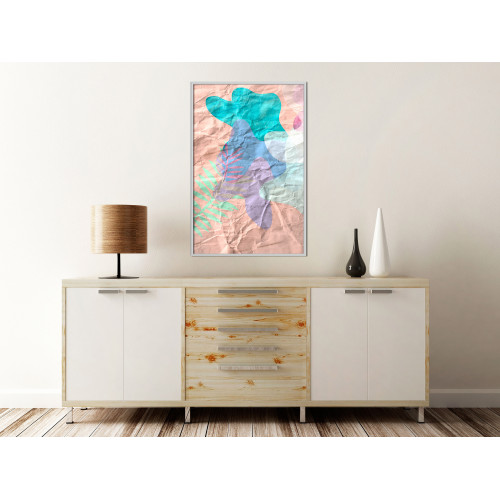 Poster Colourful Camouflage (Peach)