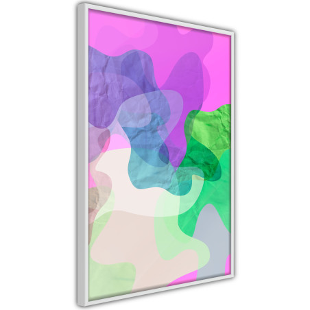 Poster Colourful Camouflage (Pink)-01