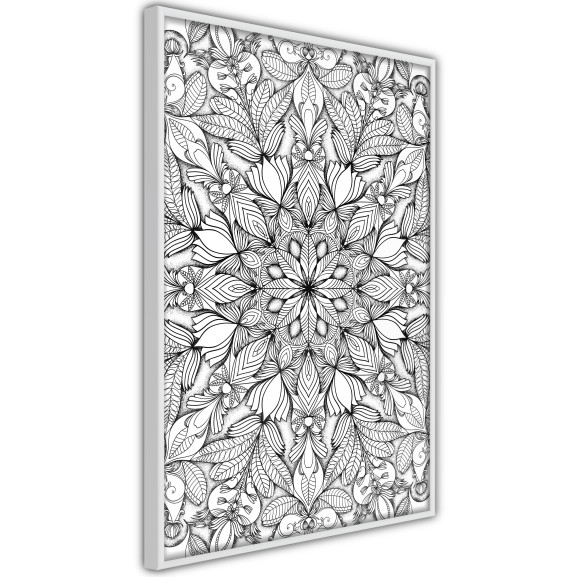 Poster Colourless Mandala