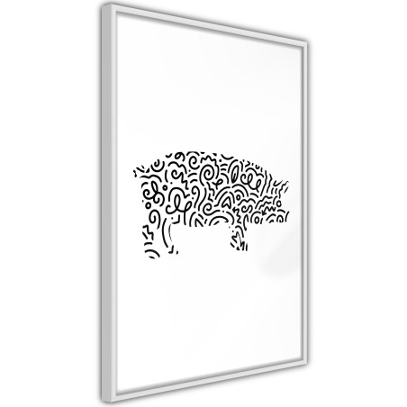 Poster Curly Pig-01