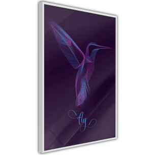 Poster Fluorescent Hummingbird