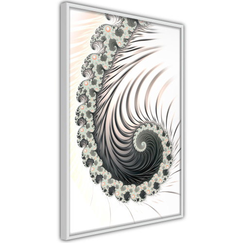 Poster Fractal Spiral (Positive)