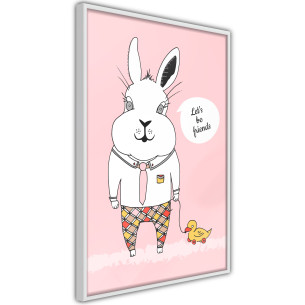 Poster Friendly Bunny