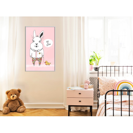 Poster Friendly Bunny-01