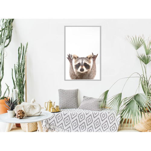 Poster Funny Racoon