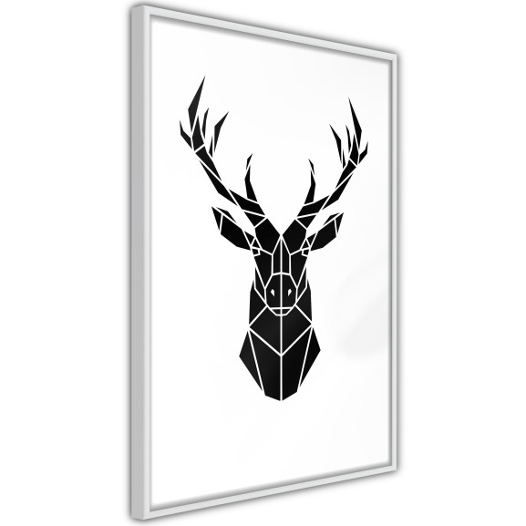 Poster Geometric Stag