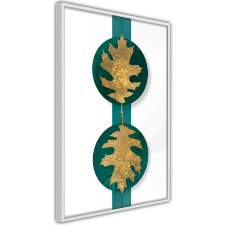 Poster Gilded Oak Leaves-01