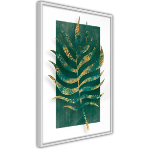 Poster Gilded Palm Leaf