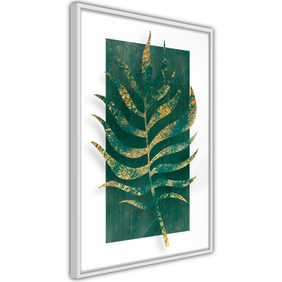 Poster Gilded Palm Leaf