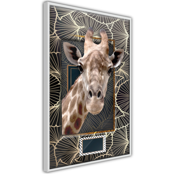 Poster Giraffe in the Frame