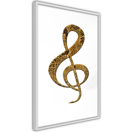 Poster Golden Treble Clef-01