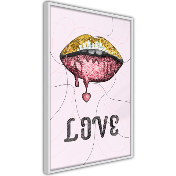 Poster Lip Gloss and Love