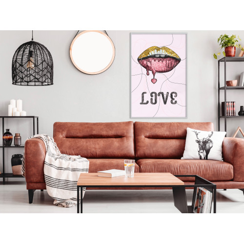 Poster Lip Gloss and Love