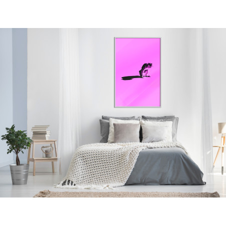 Poster Monkey on Pink Background-01